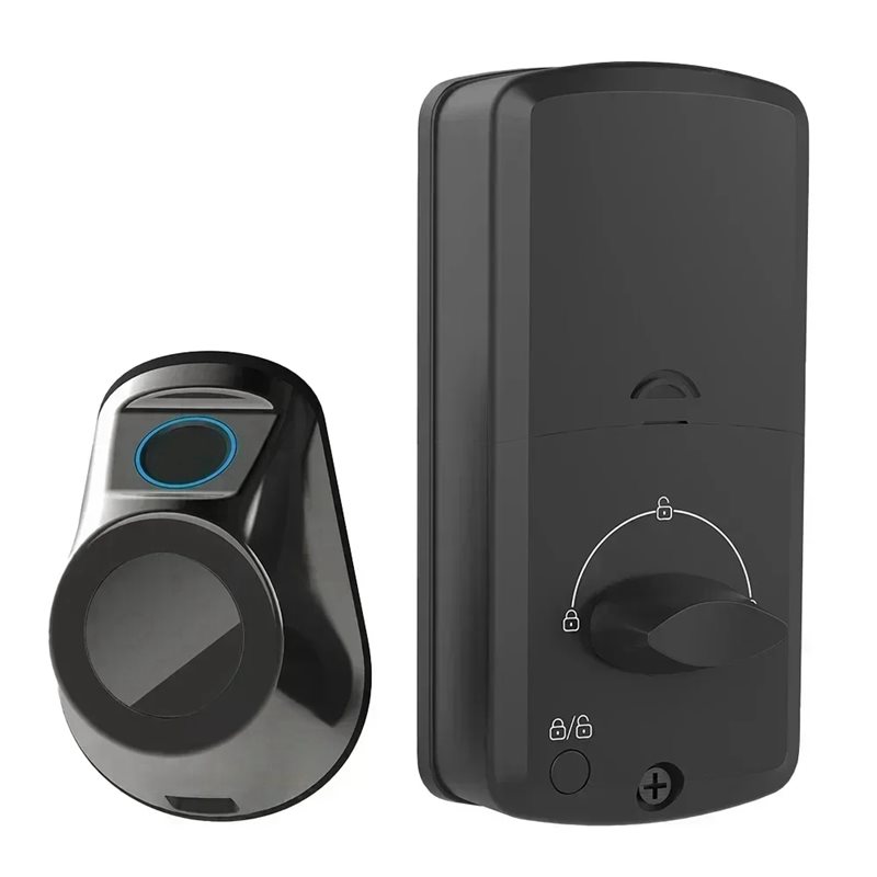 Home Security Features - B44C ระบบล็อคประตูด้วยลายนิ้วมือพร้อมฟังก์ชันล็อคอัตโนมัติและตัวเลือกการปลดล็อคหลายรูปแบบเพื่อความปลอดภัยภายในบ้านที่ดียิ่งขึ้น