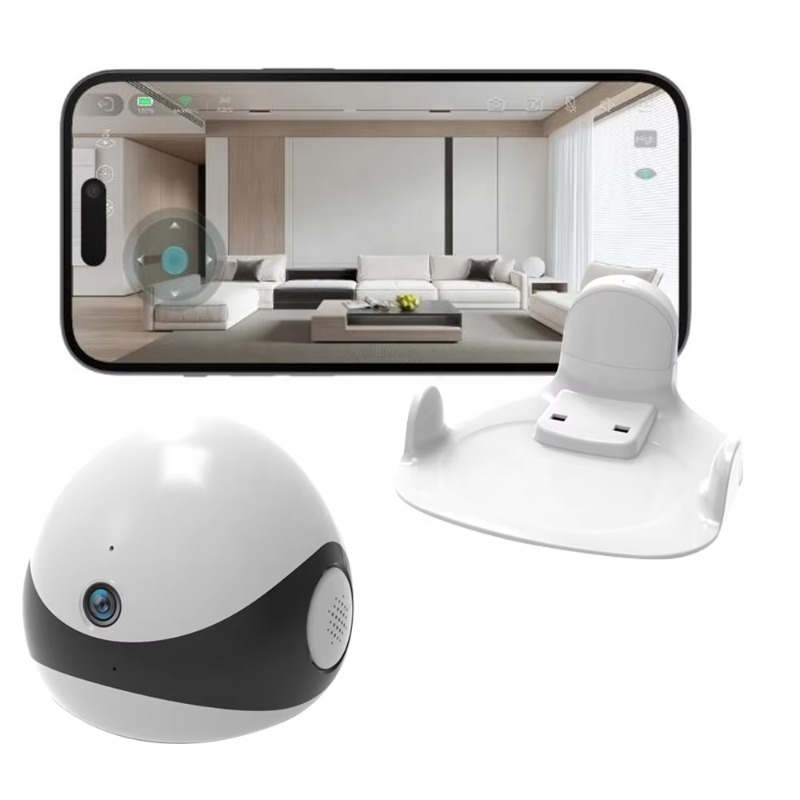 Home Security Robots - กล้องหุ่นยนต์สัตว์เลี้ยงไร้สาย 2K HD สำหรับพกพา พร้อม AI