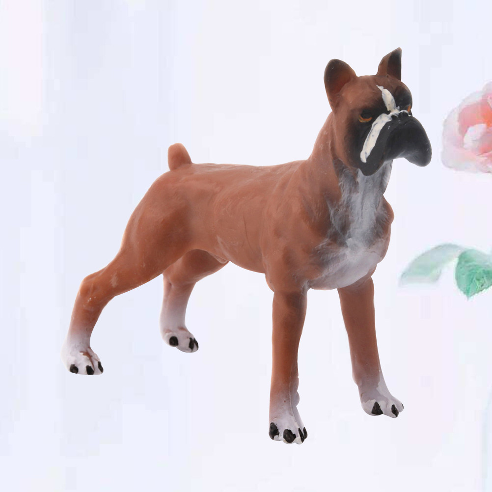 Home Security Officer - โมเดลสุนัขจำลองขนาดเล็ก 1 ชิ้น ของตกแต่งงานฝีมือที่สมจริง สำหรับตกแต่งโต๊ะทำงาน บ้าน