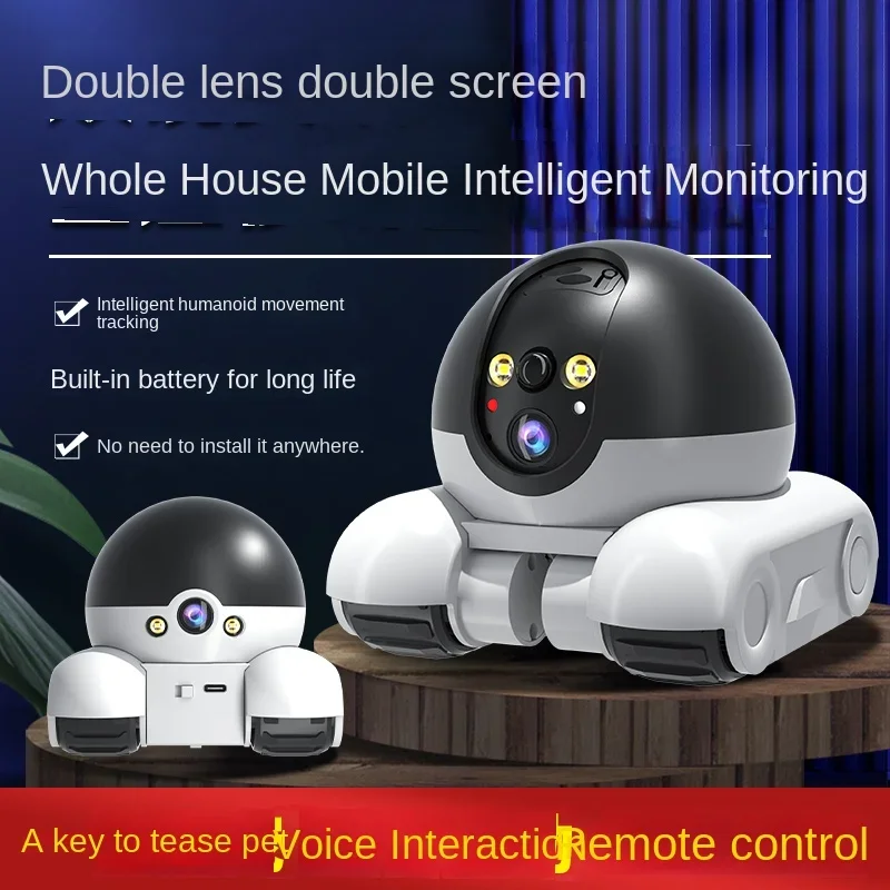2MP IP กล้อง 5G WiFi สมาร์ทหน้ - Home Security Robots บทวิจารณ์และราคา