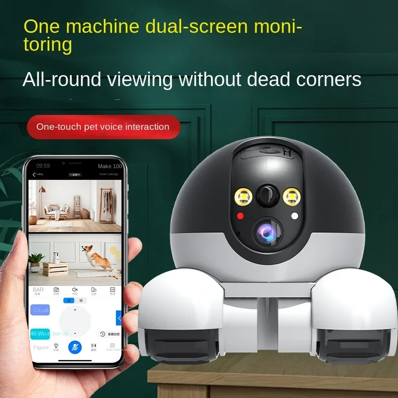 2MP IP กล้อง 5G WiFi สมาร์ทหน้ - Home Security Robots บทวิจารณ์และราคา