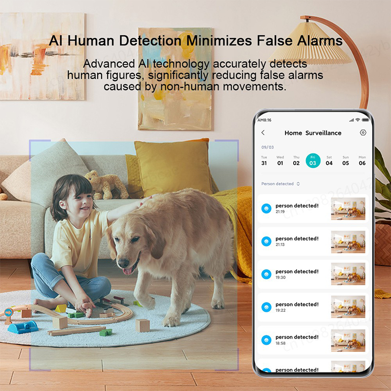 XIAOMI Home Security กล้อง Wif - Xiaomi Home Security Camera 2K บทวิจารณ์และราคา