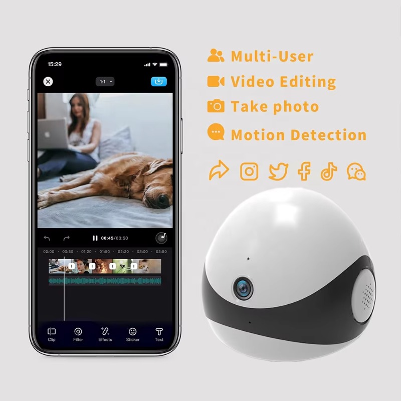 กล้องหุ่นยนต์สัตว์เลี้ยงไร้สาย - Home Security Robots บทวิจารณ์และราคา