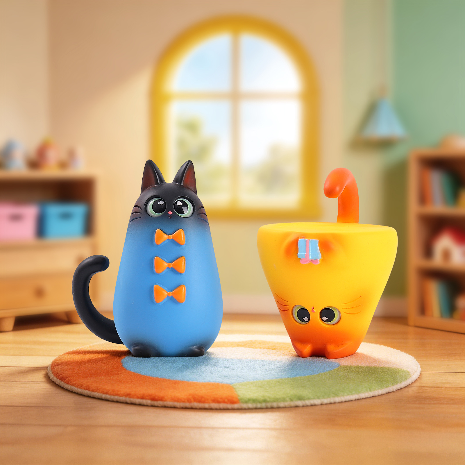 ฟิกเกอร์แมวแบบสุ่ม  งานเรซิ่น  - Home Security Officer บทวิจารณ์และราคา