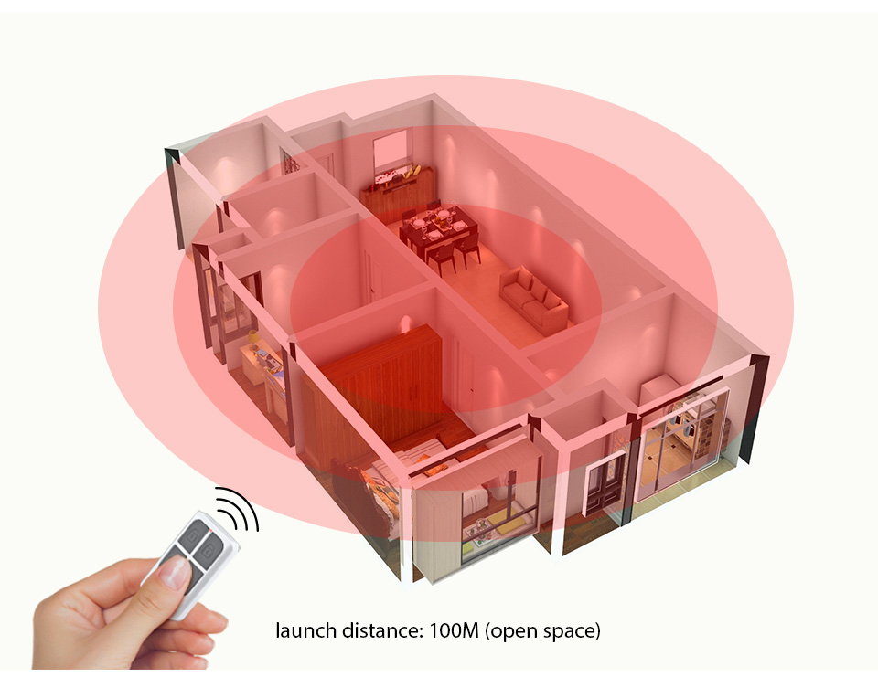 RC531 รีโมทคอนโทรลไร้สายแบบพกพ - Home Security Electronics บทวิจารณ์และราคา