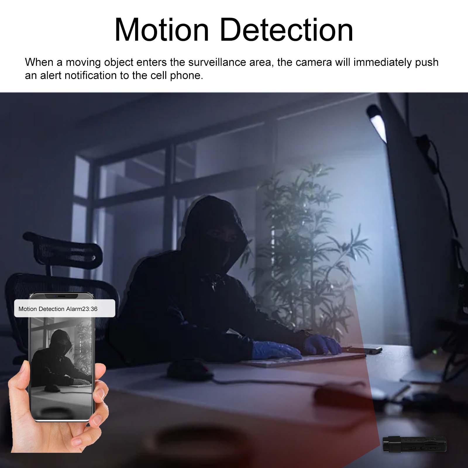 มินิกล้องในร่มขนาดเล็ก WiFi Na - Hidden Camera Clock บทวิจารณ์และราคา