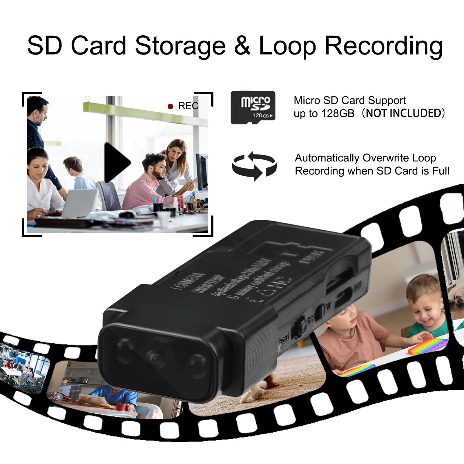 มินิกล้องในร่มขนาดเล็ก WiFi Na - Hidden Camera Clock บทวิจารณ์และราคา