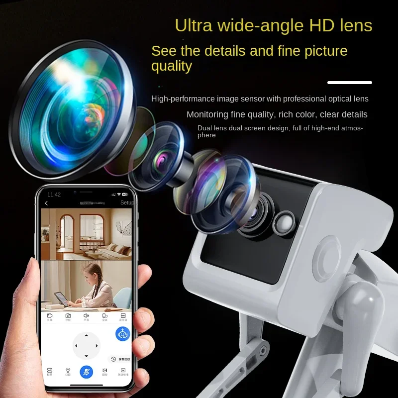 2MP กล้อง IP กล้องไร้สาย Home  - Home Security Robots บทวิจารณ์และราคา