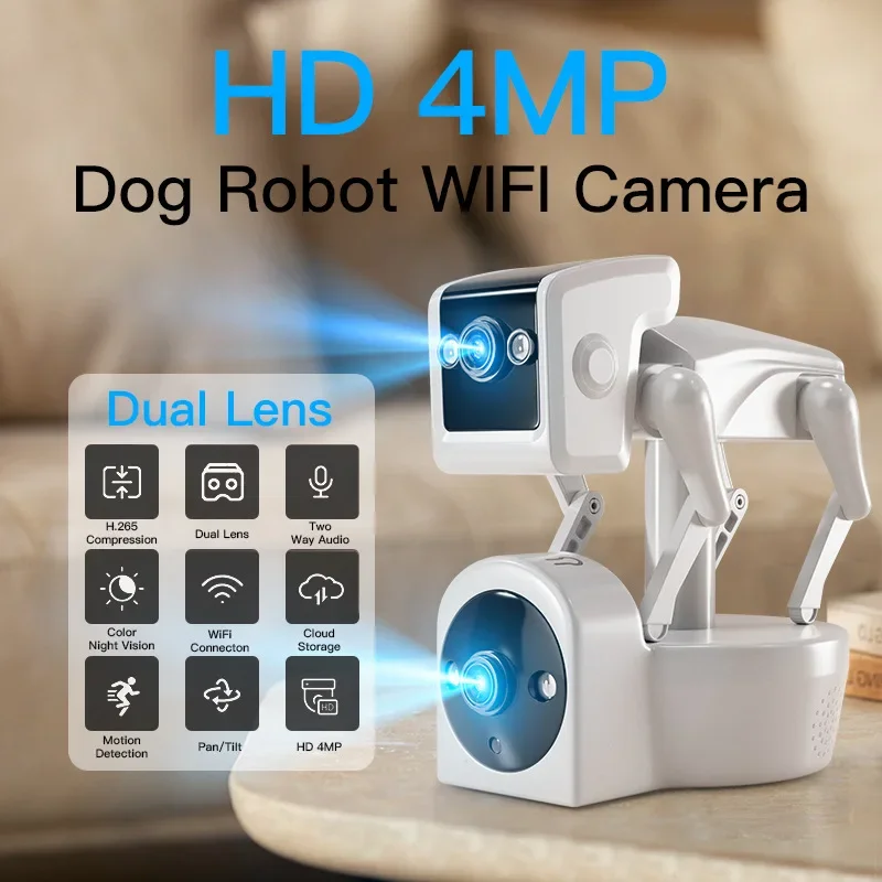 2MP กล้อง IP กล้องไร้สาย Home  - Home Security Robots บทวิจารณ์และราคา