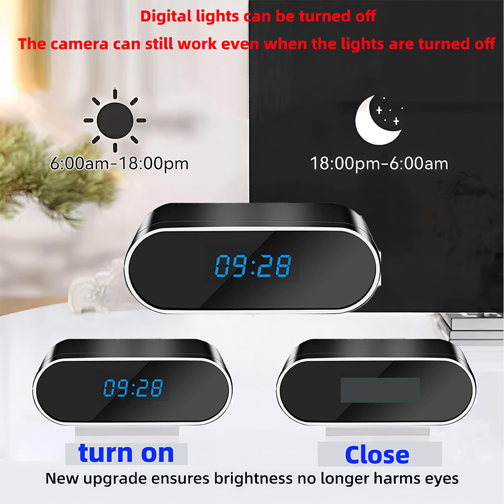 กล้องนาฬิกาขนาดเล็ก 4KHD รุ่นใ - Hidden Camera Clock บทวิจารณ์และราคา