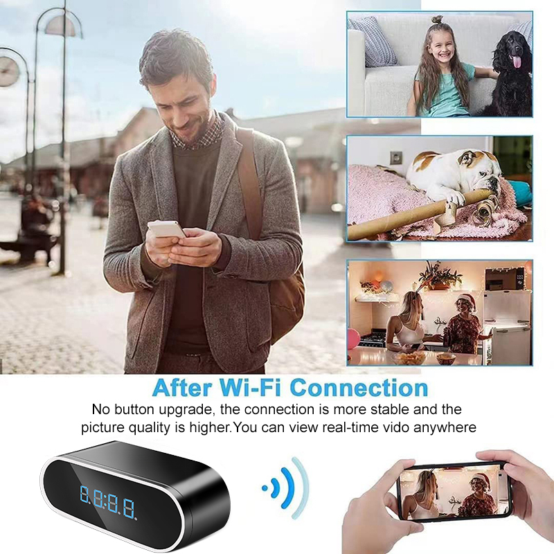 Wifi มินินาฬิกากล้องระยะไกลพร้ - Hidden Camera Clock บทวิจารณ์และราคา