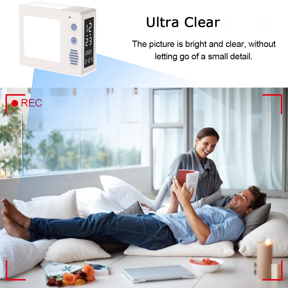กล้องขนาดเล็ก 1080P HD4K WiFi  - Hidden Camera Clock บทวิจารณ์และราคา