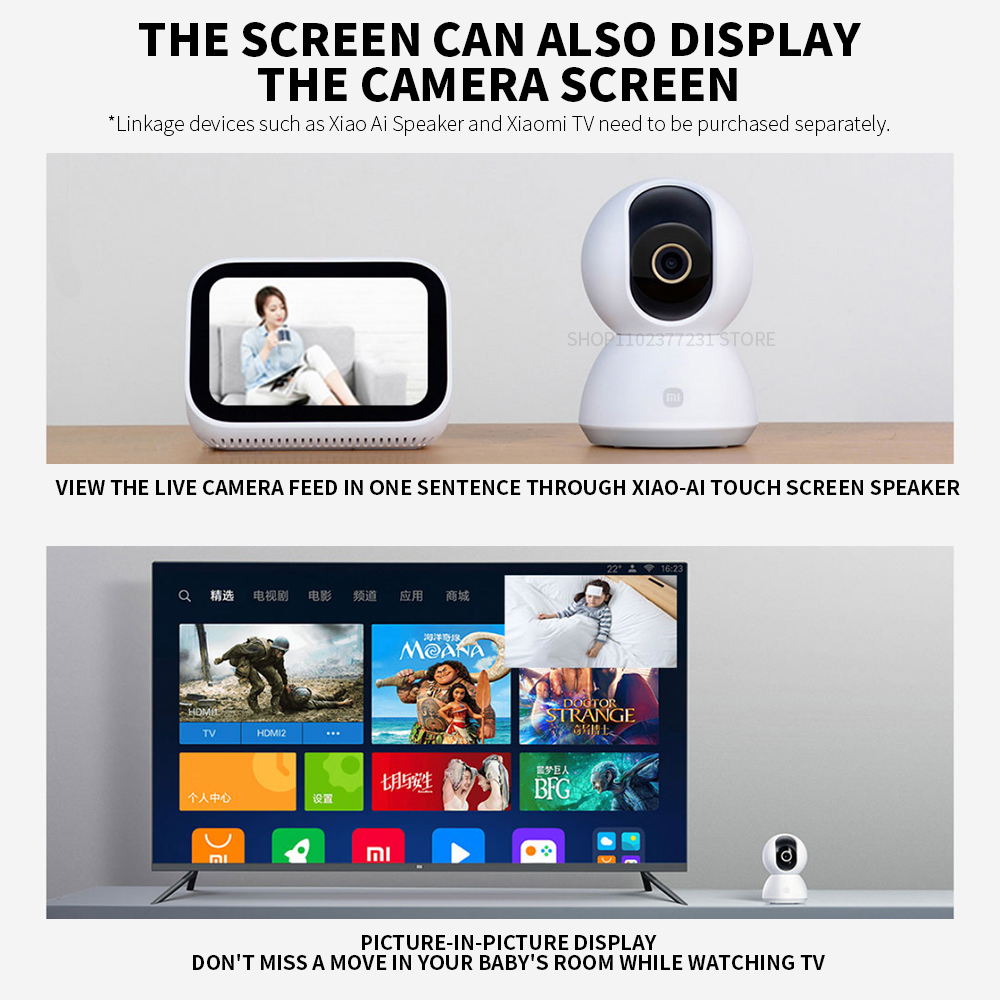 เสี่ยวหมี่ 360 °   กล้องวงจรปิ - Xiaomi Home Security Camera 2K บทวิจารณ์และราคา