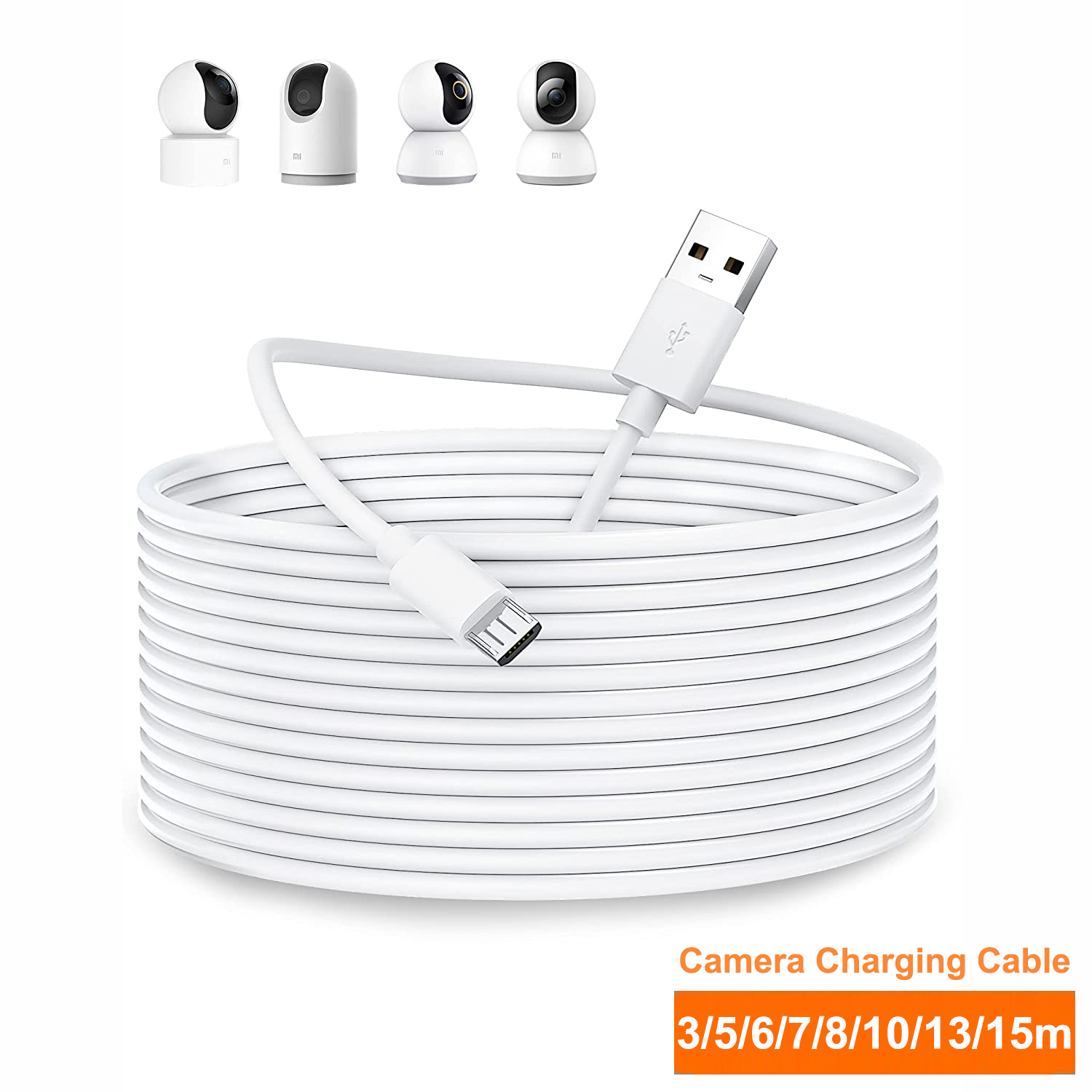 สายต่อ Micro USB ยาว3 ~ 13ม. ส - Xiaomi Home Security Camera 2K บทวิจารณ์และราคา