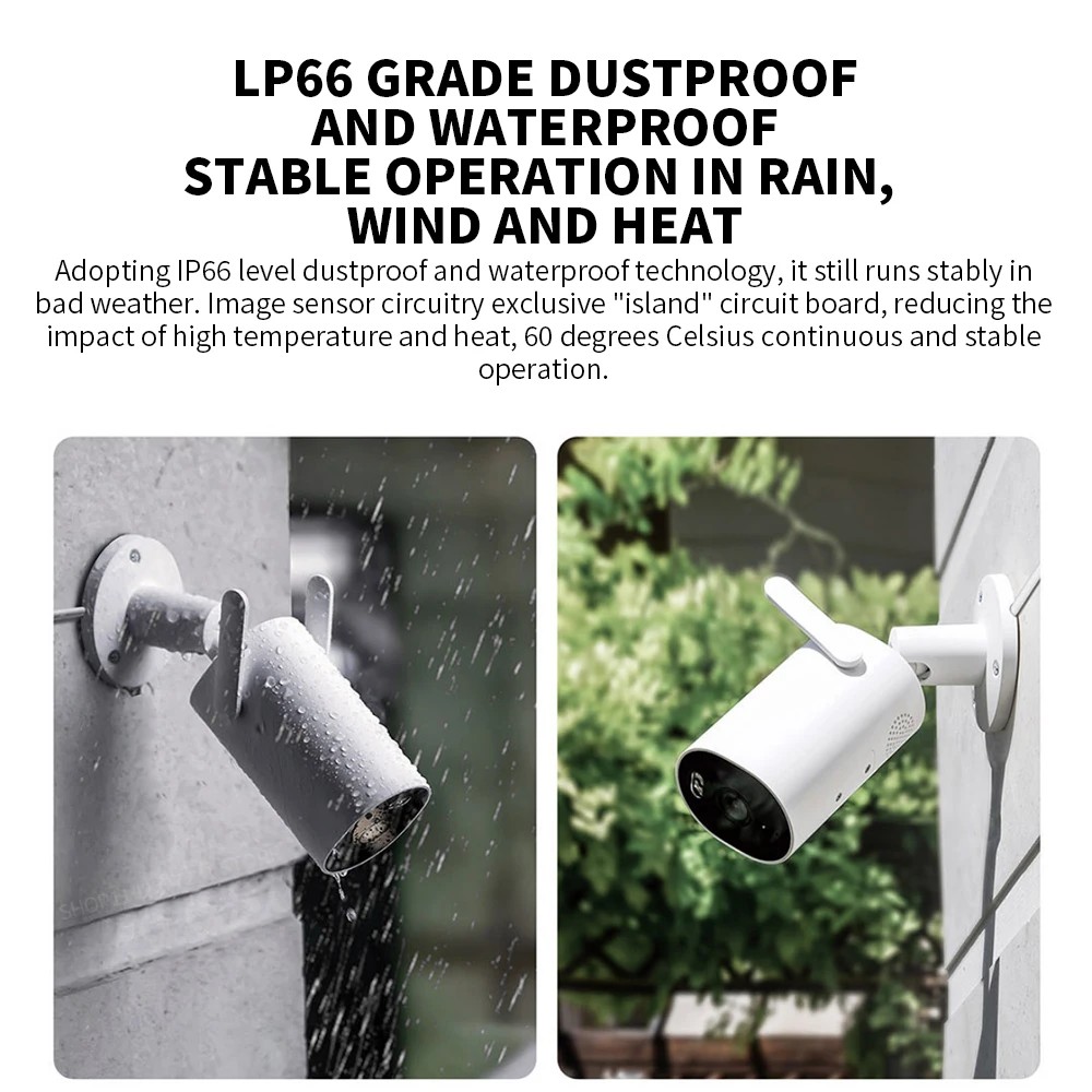 กล้องกลางแจ้ง Xiaomi AW300 IP6 - Xiaomi Home Security Camera 2K บทวิจารณ์และราคา