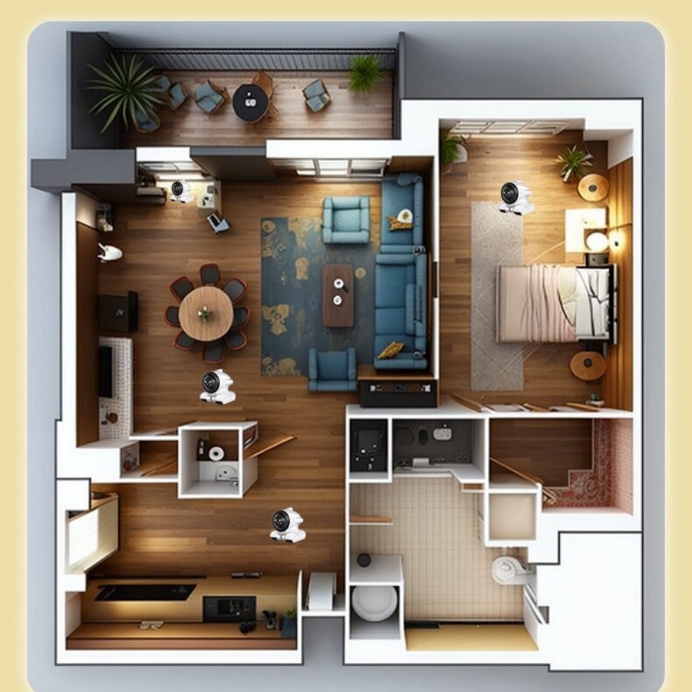 กล้องวงจรปิดอัจฉริยะ NCZOBOE ร - Home Security Robots บทวิจารณ์และราคา