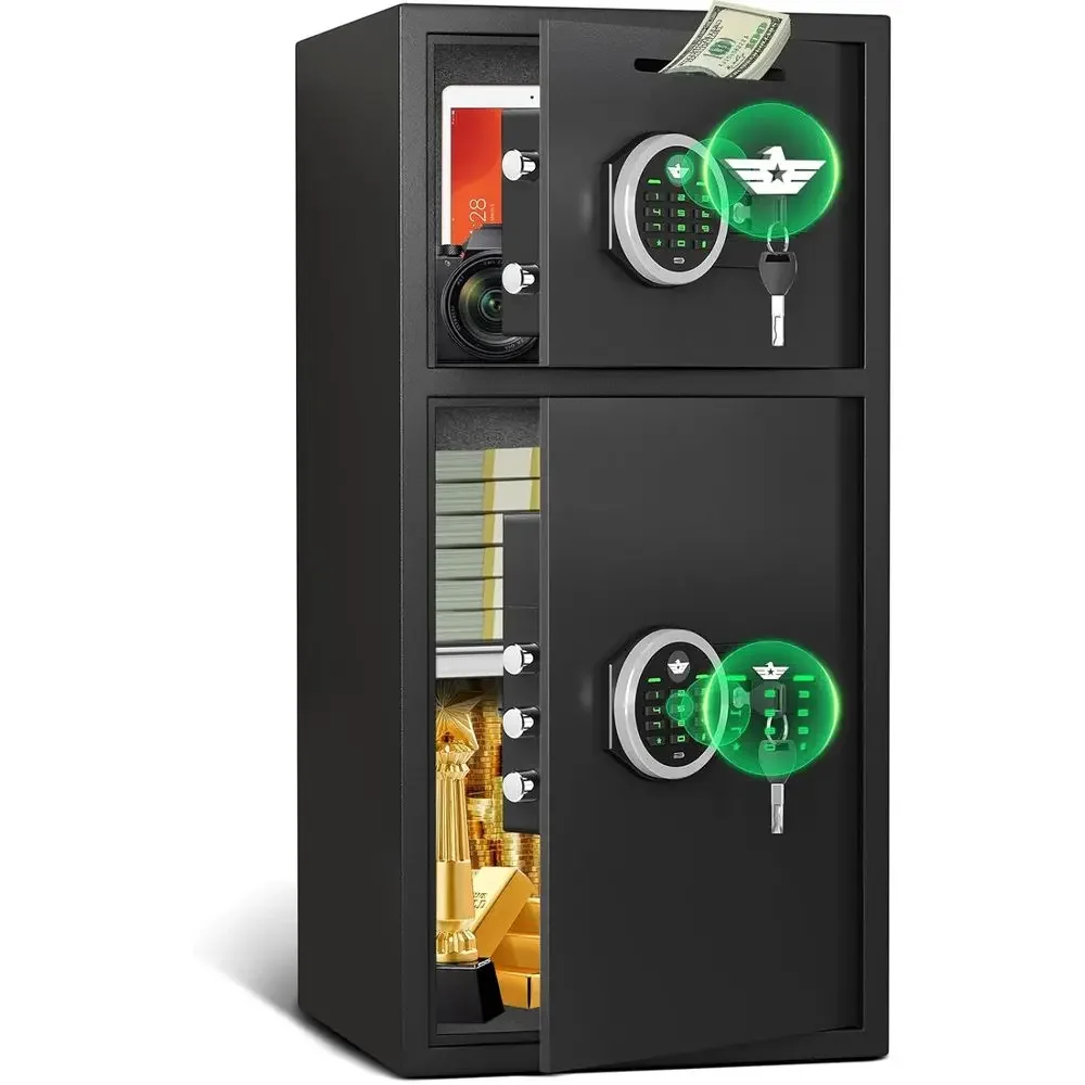 6.0 คิว ตู้เซฟกันน้ำพร้อมไฟ LE - Home Security Features บทวิจารณ์และราคา